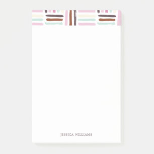 Colorful Brush Strokes Post-it Notes