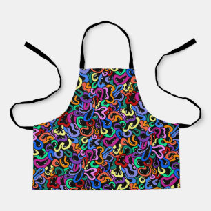 Colorful Bubble Pattern Apron