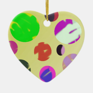 colorful bubble universe abstract art ceramic ornament