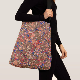 colorful bubbles print crossbody bag