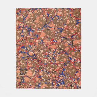 colorful bubbles print fleece blanket