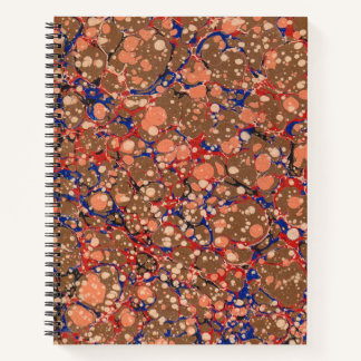 colorful bubbles print notebook
