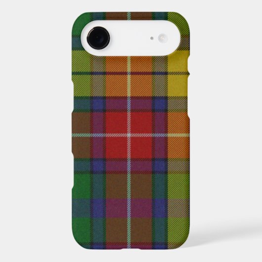 Colorful Buchanan Tartan Plaid iPhone 4 Tough Case (Back)