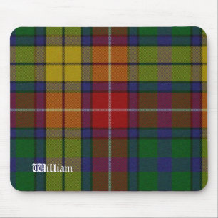 Colorful Buchanan Tartan Plaid Mouse Pad