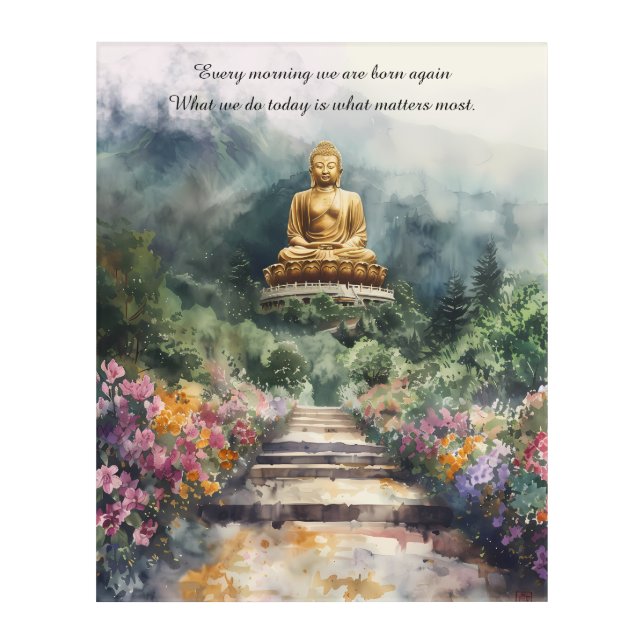 Colorful Buddha Art (Front)