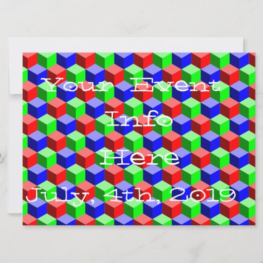 Colorful Building Blocks Thunder_Cove 3-D (Front)