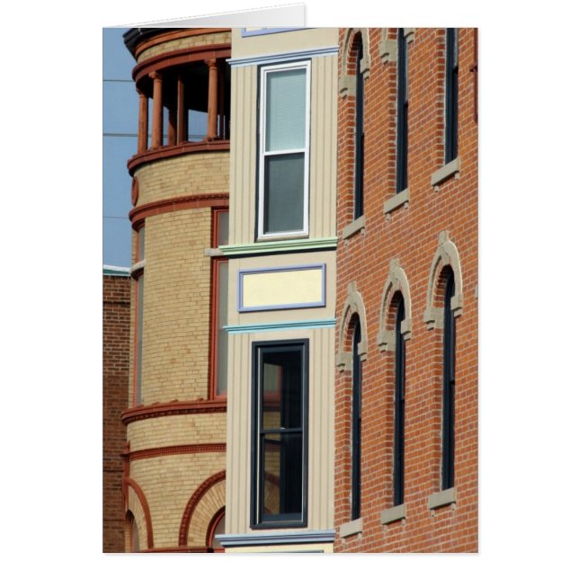 Colorful Building Front Cards (Front)
