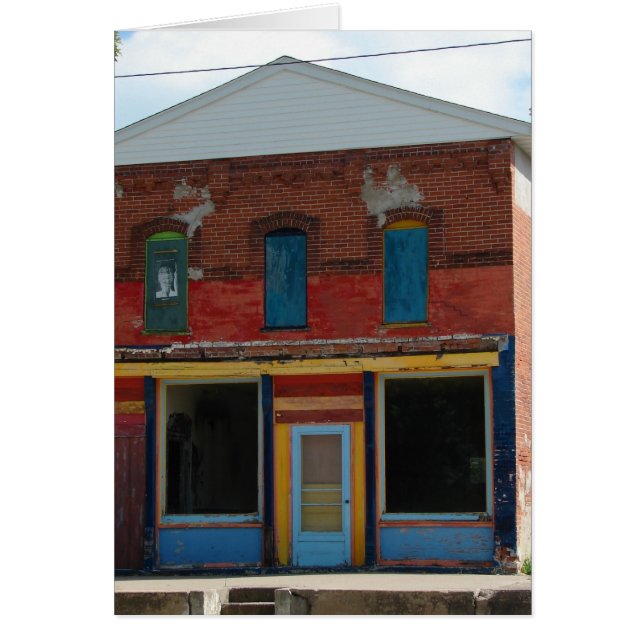 Colorful Building in Lone Tree, Iowa (Front)