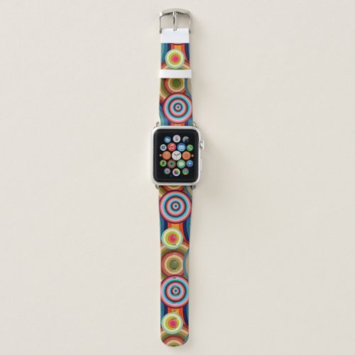 Colorful Bullseyes  Apple Watch Band