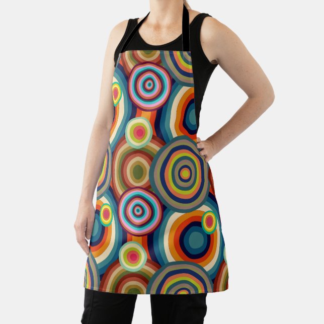 Colorful Bullseyes  Apron (Insitu)