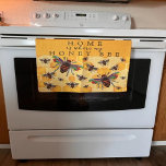 Colorful Bumble Bee Honey Bee 1/2 Fold Kitchen Towel<br><div class="desc">A fun, colorful and whimsical hand-drawn and painted bee. This colorful kitchen towel is a perfect gift for the nature lover in your life or for yourself and is sure to brighten up any kitchen. I hope it makes you happy . . . that is my goal and passion! ⭐You...</div>