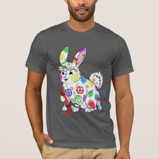 Colorful Bunny ABC Men’s T-Shirt