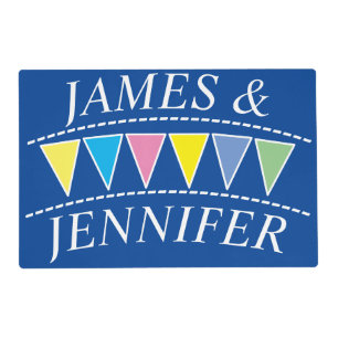 Colorful Bunting Placemat