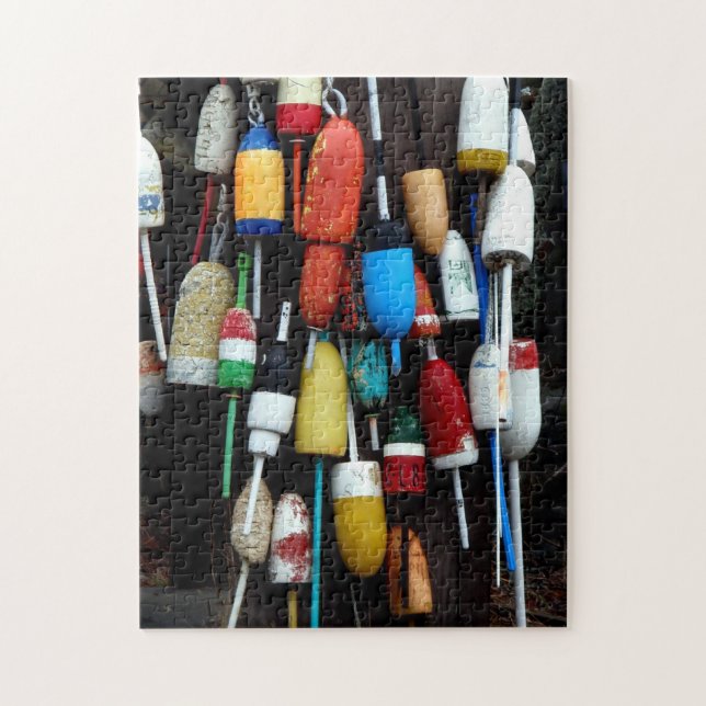 Colorful Buoys Jigsaw Puzzle (Vertical)