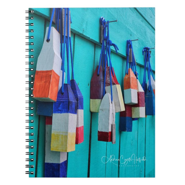 Colorful Buoys Notebook (Front)