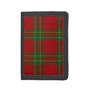 Colorful Burnett Tartan Plaid Wallet