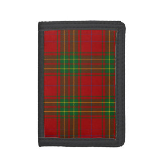 Colorful Burnett Tartan Plaid Wallet