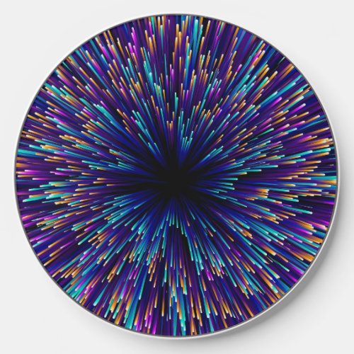 Colorful Burst Design Wireless Charger