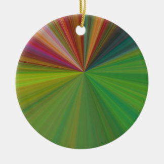 Colorful Bursts Christmas Ornament