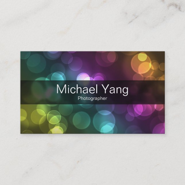 Colorful Business Card (Front)