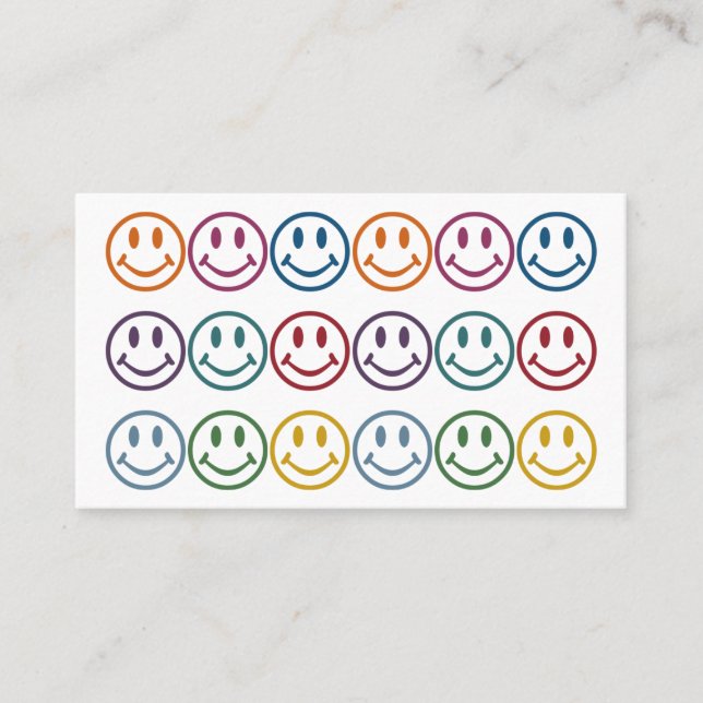 Colorful Business Cards (Front)