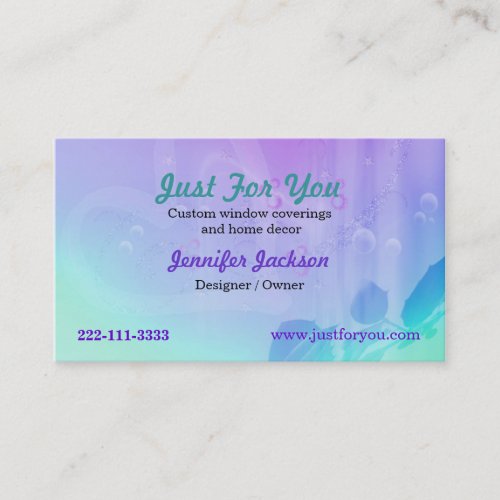Colorful business cards