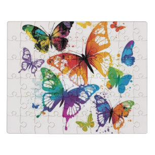 Colorful Butterflies 1 Jigsaw Puzzle