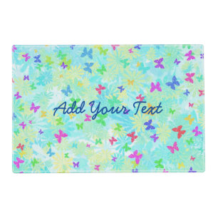 Colorful Butterflies and Daisies by Shirley Taylor Placemat