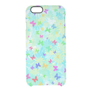 Colorful Butterflies and Daisies by Shirley Taylor Clear iPhone 6/6S Case