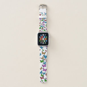 Colorful Butterflies Apple Watch Band