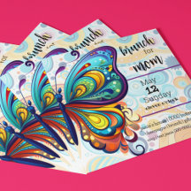 Colorful Butterflies | Brunch for Mom