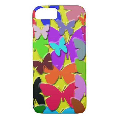Colorful Butterflies iPhone 87 Case