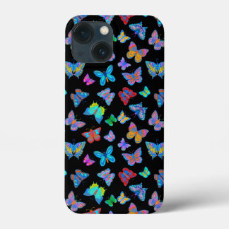 colorful butterflies iPhone 13 mini case