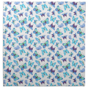 Colorful Butterflies Cloth Napkin