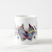 Colorful Butterflies Coffee Mug (Center)