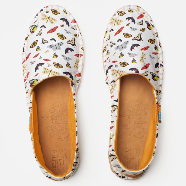 Colorful Butterflies Espadrilles (Front)