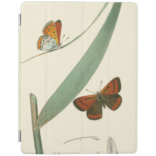 Colorful Butterflies Fluttering Around a Leaf iPad Smart Cover