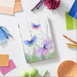 Colorful Butterflies Flying iPad Air Cover Spring<br><div class="desc">Spring Joy - Colorful Butterflies Flying in Nature Watercolor Painting Butterfly and Flowers - Choose / Add Your Favorite Text / Color - Make Your Unique Gift - Resize and move or remove and add elements with customization tool ! - Drawing and Design by MIGNED. You can also transfer my...</div>