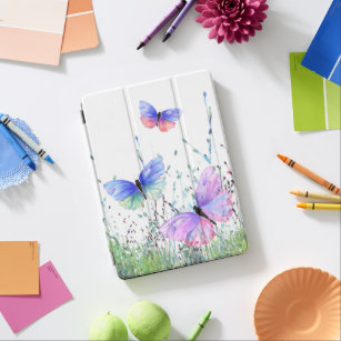 Colorful Butterflies Flying iPad Air Cover Spring