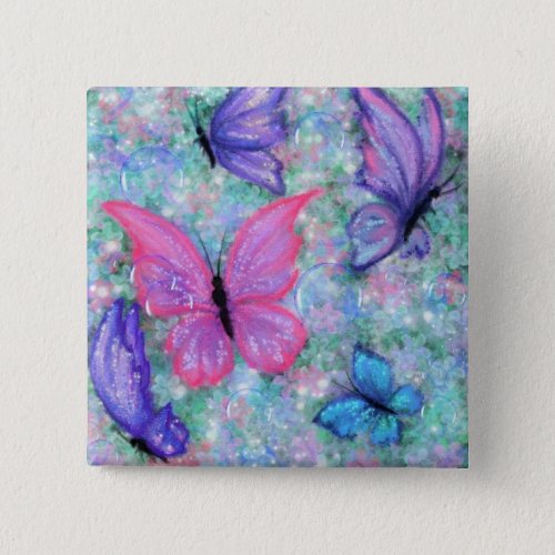 Colorful Butterflies Flying _ Joy Button