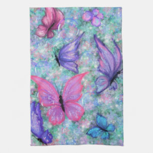 Colorful Butterflies Flying - Joy Kitchen Towel