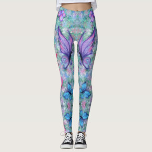 Colorful Butterflies Flying - Joy - Leggings