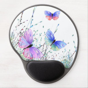 Colorful Butterflies Gel Mouse Pad