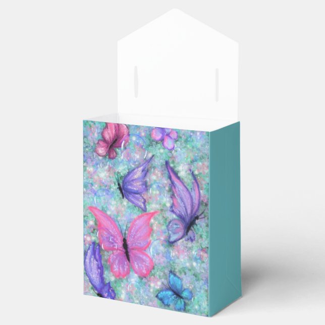 Colorful Butterflies Gift Box (Opened)