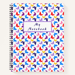 Colorful Butterflies Notebook