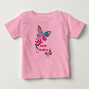 Colorful Butterflies Personalized Shirt