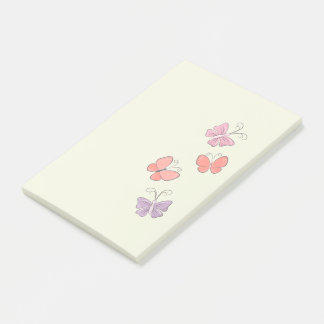 Colorful Butterflies Post-it Notes