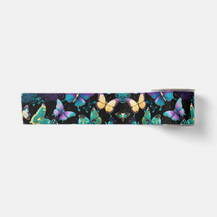 Colorful Butterflies Satin Ribbon