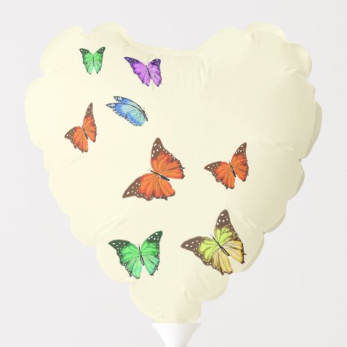 Colorful Butterflies Spring Joy Flying _ Drawing Balloon