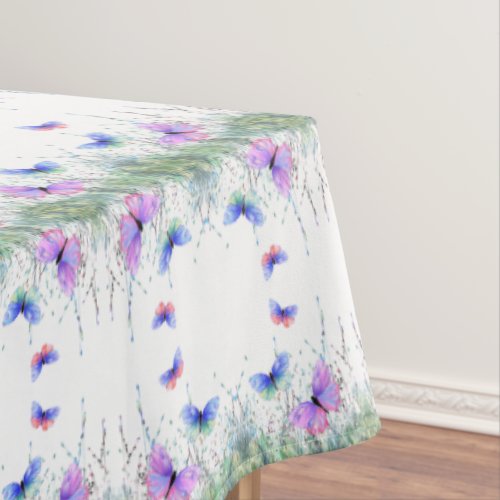 Colorful Butterflies Tablecloth